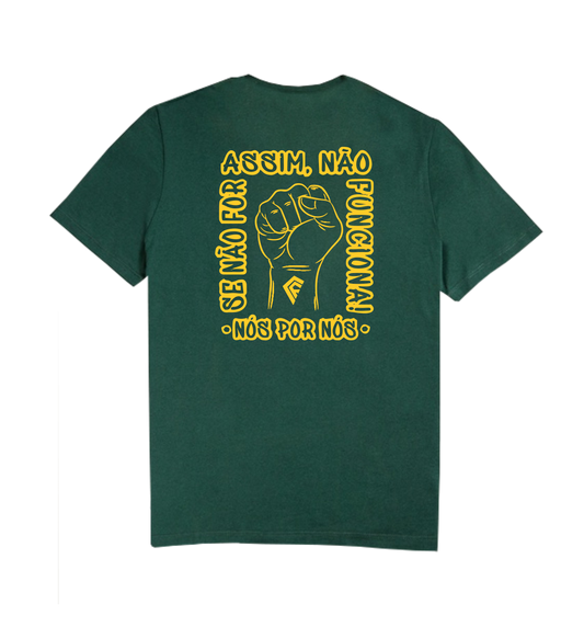 Camiseta Nós Por Nós Verde Musgo